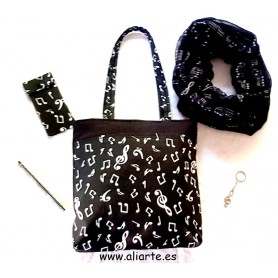 Pack Bolso Pentagrama Negro
