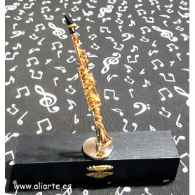 Miniatura de Saxofón Soprano