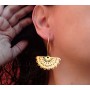 Pendientes Aros Dorado Flamenco