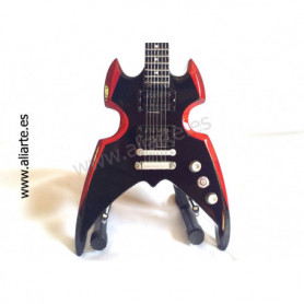Miniatura de Guitarra  de Kiss silvertone guitar