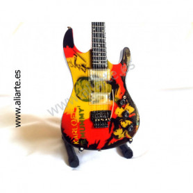 Miniatura de guitarra de Metallica KH 2 The Mummy