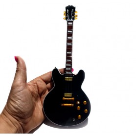 Miniatura de Guitarra Gibson Negra 2