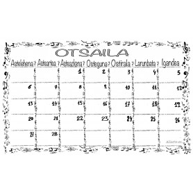 Calendario Musical  OTSAILA (FEBRERO) 2023 (Euskera)