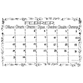 Calendari Musical  FEBRER 2023 (Valencià-Català))